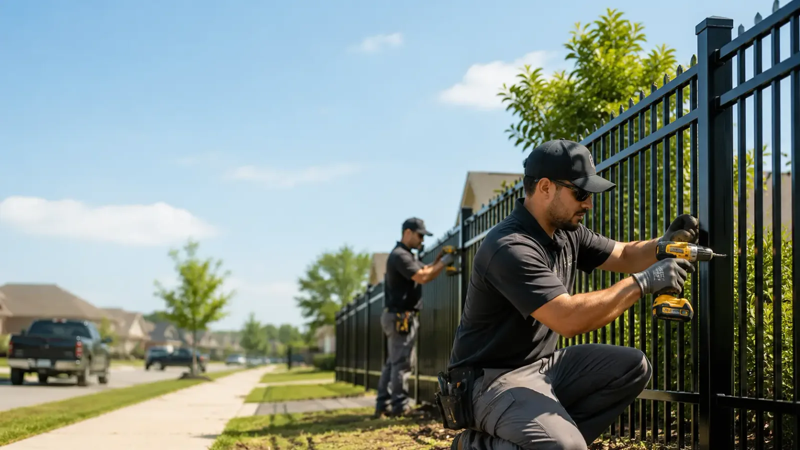 Metal Fence Installation in Webster, NY
